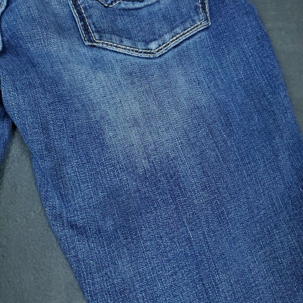 BKE Alec Skinny Jeans Mens 30x29 Blue Denim Stretch Distressed Faded Modern Fit - Picture 16 of 16